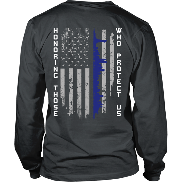 Police - Honoring Those Who Protect Us - Back Design