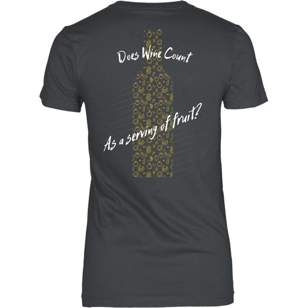 Does Wine Count As A Serving Of Fruit? - Back Design