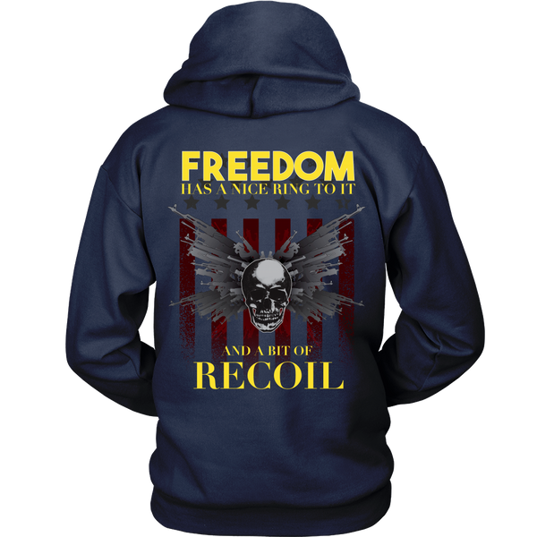 Freedom Has A Little Recoil - Back Design