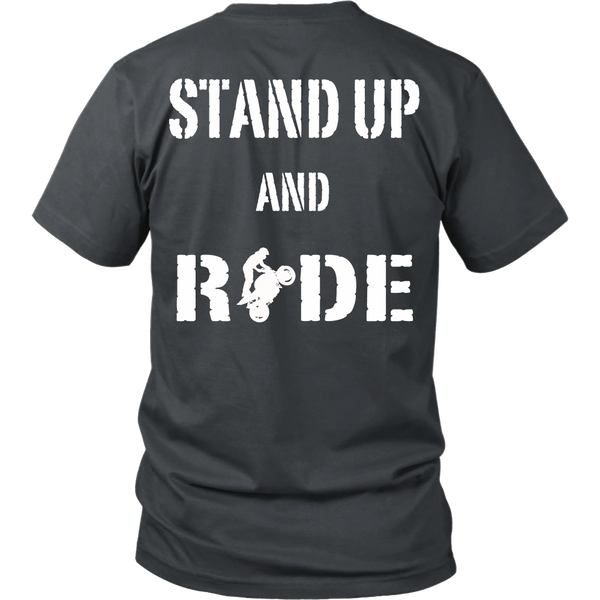 Stunt - Standup And Ride (White) - Back Design