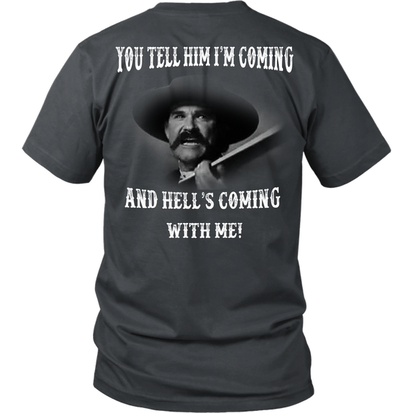 Hell's Coming With Me - Back Design