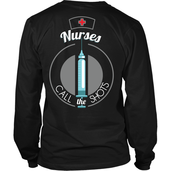 Nurse - Nurses Call The Shots - Back Design