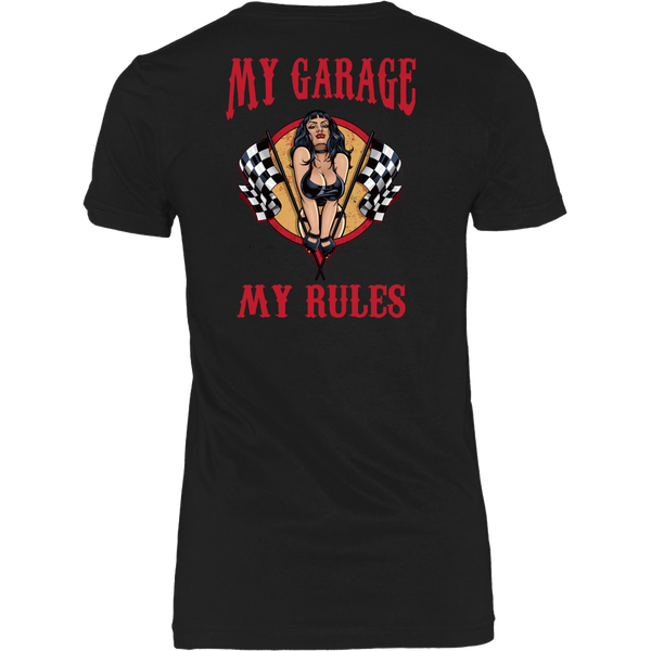 Mechanic Shirt (CF)- My Garage My Rules - Back Design