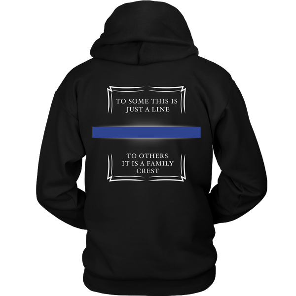 Police - To Some This Is Just A Line... To Others It's A Family Crest - Back design