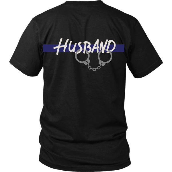 Police - Thin Blue Line Husband - Back Design