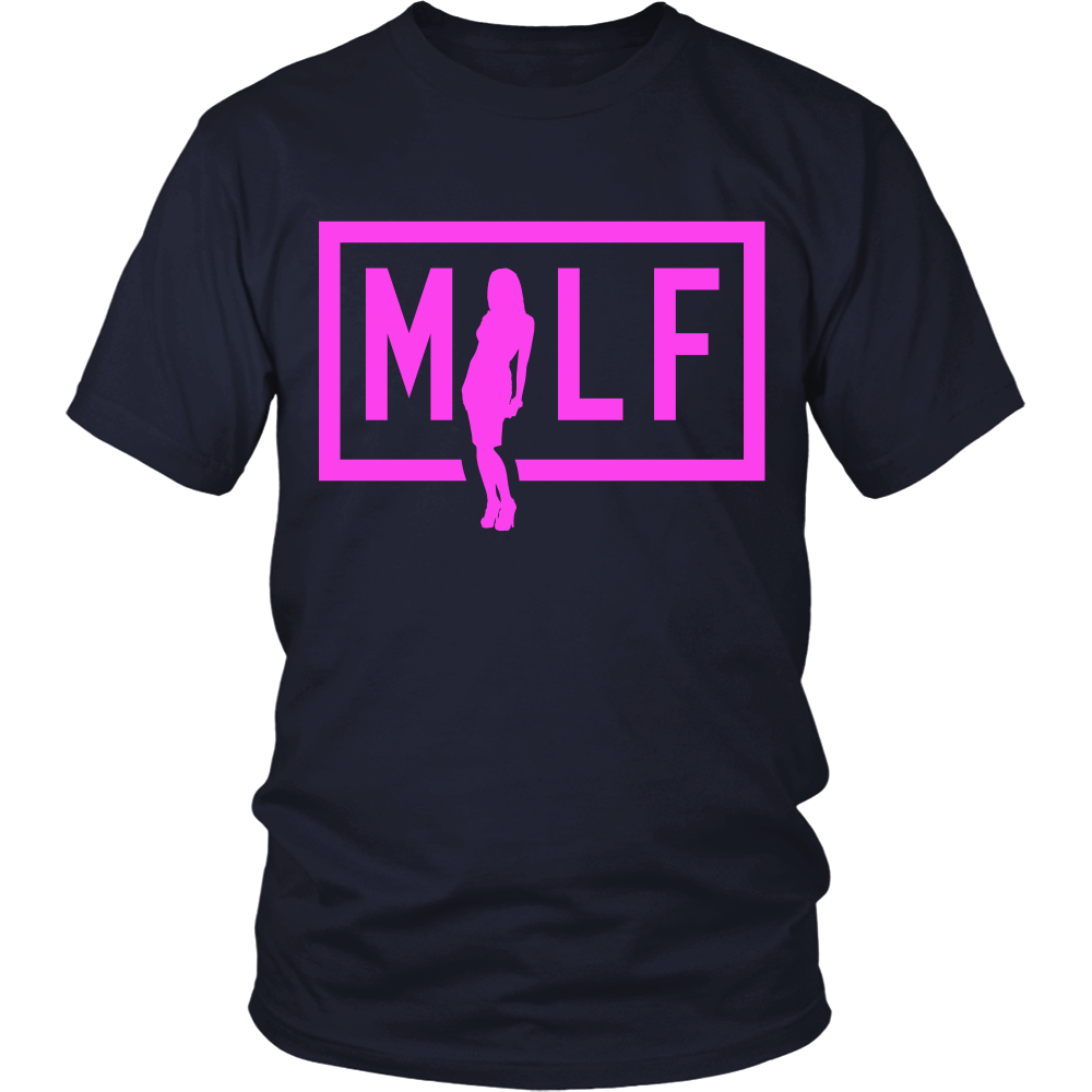 Funny Mom - MILF Shirt (A) - Front Design