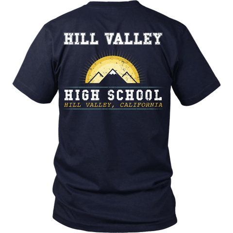 Back To The Future - Hill Valley High School - Back Design