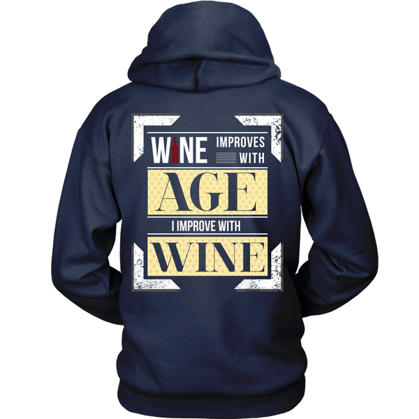 Wine Improves With Age (C),  I Improve With Wine (Back Design)