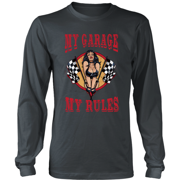 Mechanic Shirt - My Garage My Rules - Front Design
