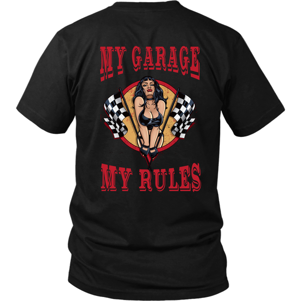 Mechanic Shirt - My Garage My Rules - Back Design