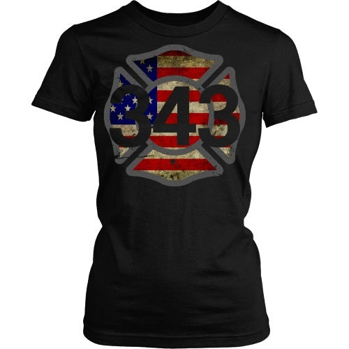 T-shirt - 343 Remembered - Front Design