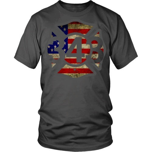 T-shirt - 343 Remembered - Front Design