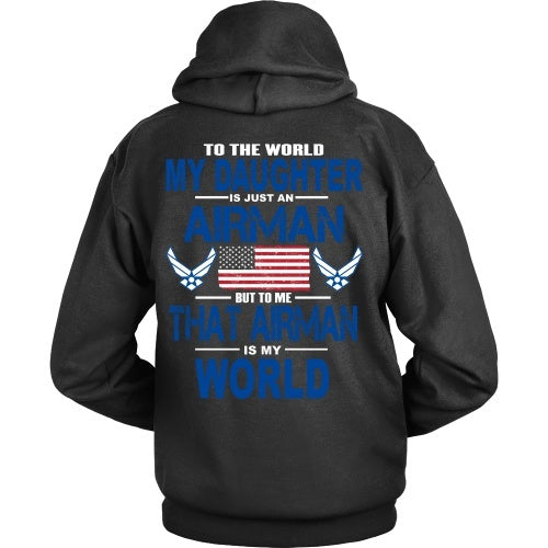 T-shirt - AIRFORCE - Daughter Is My World - Back Design