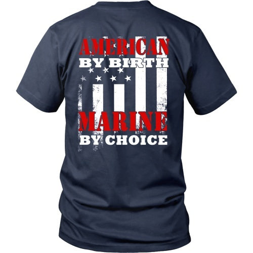 Marines T-Shirt - American By Birth