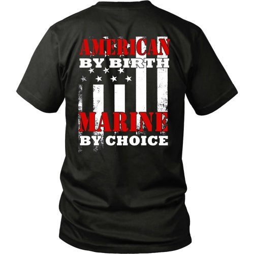 Marines T-Shirt - American By Birth