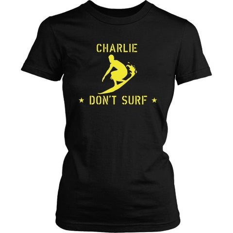 T-shirt - Apocalypse Now - Charlie Don't Surf Kilgore