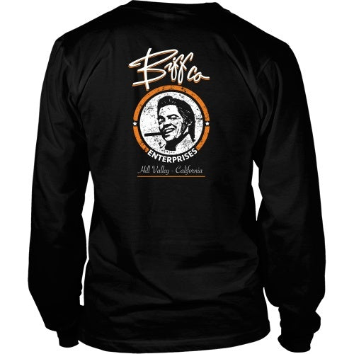 T-shirt - Back To The Future - Biff Co Enterprises Tee - Back Design
