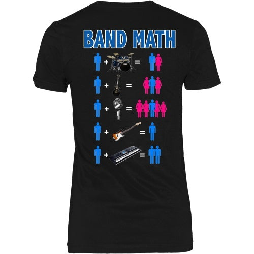 T-shirt - Band Math Tee - Back Design