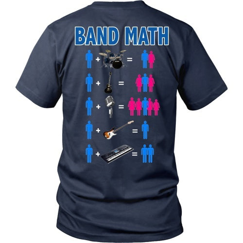 Band Math Tee - Back Design