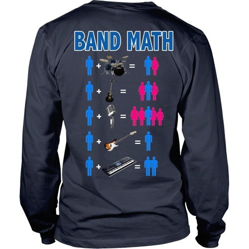 T-shirt - Band Math Tee - Back Design