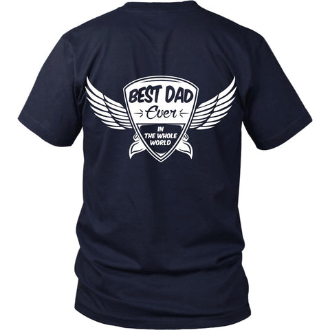 T-shirt - Best Dad Ever - Back Design