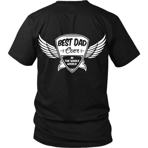 T-shirt - Best Dad Ever - Back Design