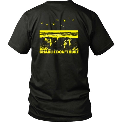 T-shirt - Charlie Don't Surf Tee - Back Design