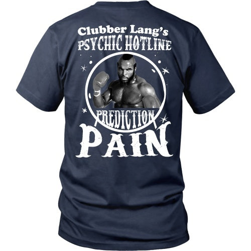 T-shirt - Clubber's Psychic Hotline-Back