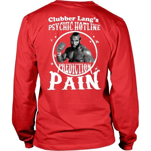 T-shirt - Clubber's Psychic Hotline-Back