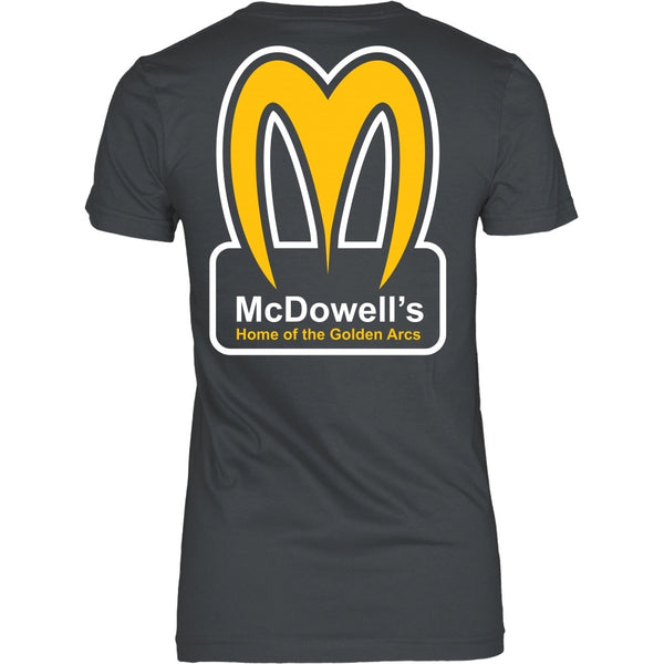T-shirt - Coming To America - McDowells - Back Design