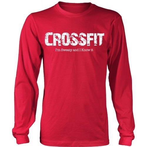T-shirt - Crossfit Tee - Sweaty And I Know It