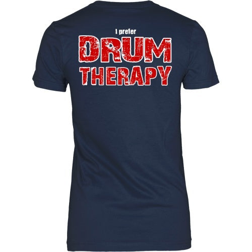 T-shirt - Drums - Better Than Therapy-Back
