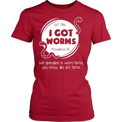 T-shirt - Dumb And Dumber - I Got Worms Tee Shirt - Front
