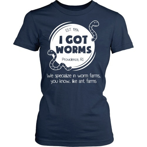 T-shirt - Dumb And Dumber - I Got Worms Tee Shirt - Front