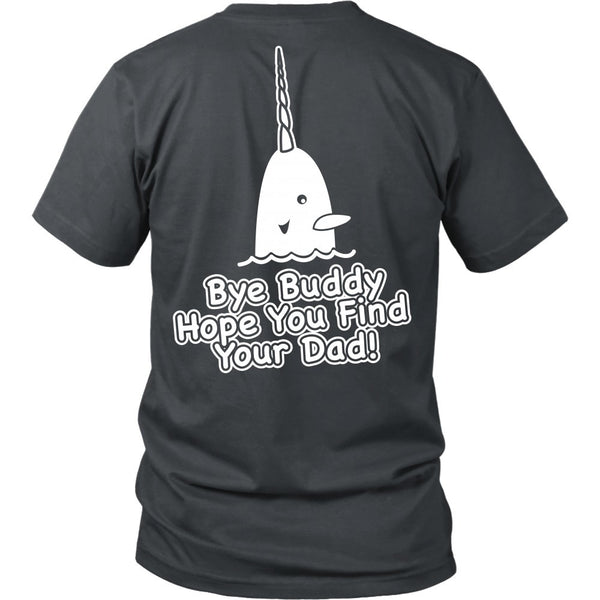 T-shirt - Elf - Bye Buddy! - Back Design