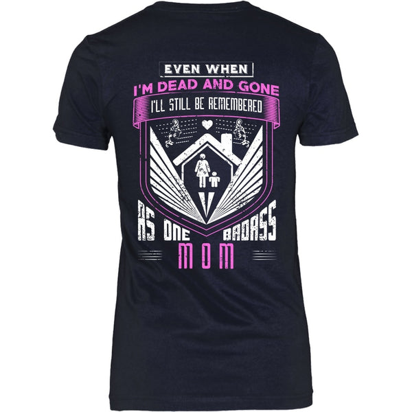 T-shirt - Family - Badass Mom Version 2 - Back Design
