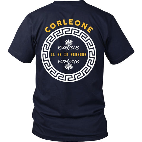T-shirt - Godfather - Corleone "Il Be InPersona"  Back Design