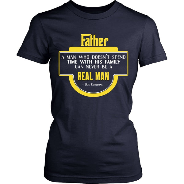 T-shirt - Godfather - Man Who Spends Time With His Family - Front Design