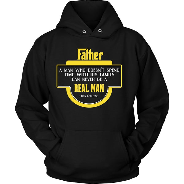 T-shirt - Godfather - Man Who Spends Time With His Family - Front Design