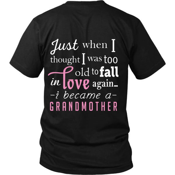T-shirt - Grandma That Fell In Love Again Tee - Back