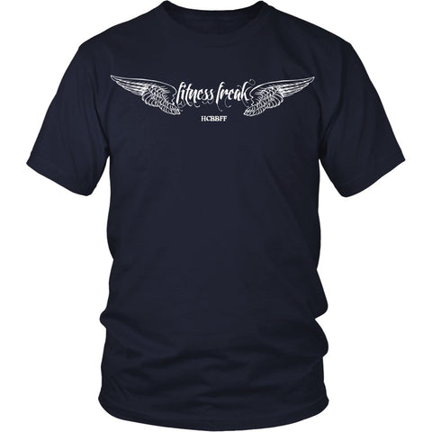T-shirt - HCBBFF - Fitness Freak Wings (A) - Front Design