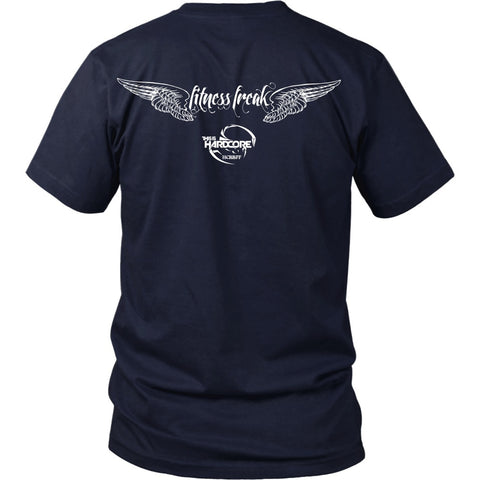 T-shirt - HCBBFF - Fitness Freak Wings (B) - Back Design
