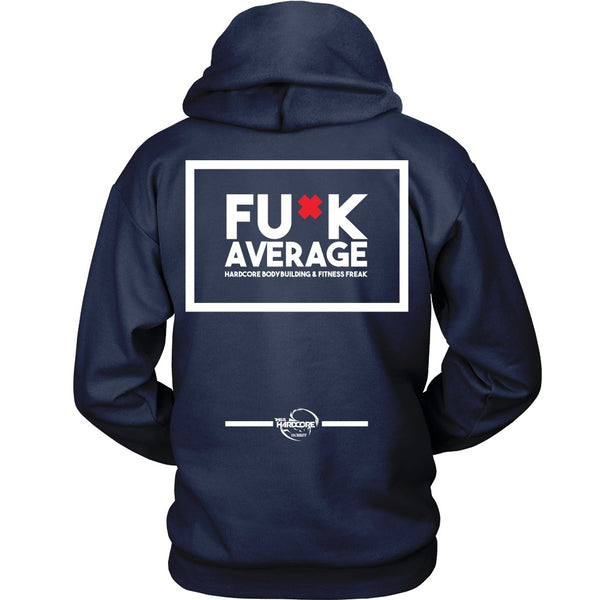 T-shirt - HCBBFF - Fuck Average (b) - Back Design