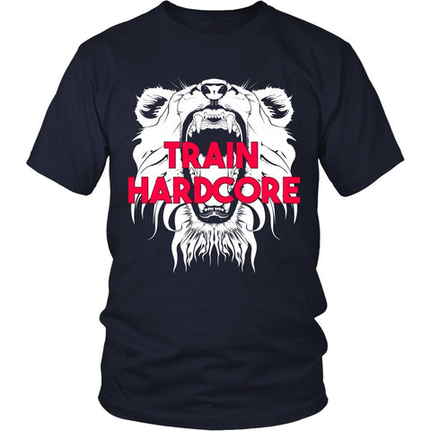 T-shirt - HCBBFF - Train Hardcore - Lion Roar Triangle - Front Design
