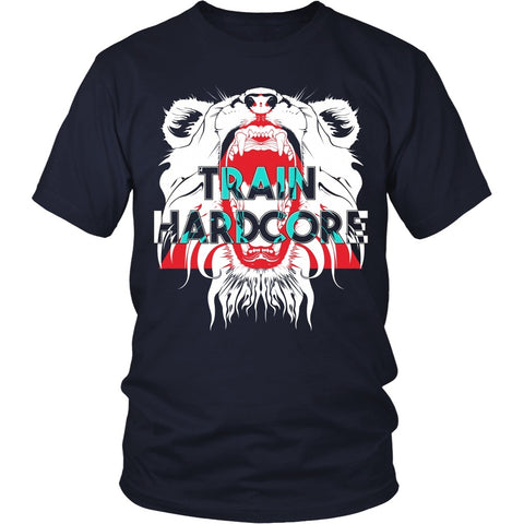 T-shirt - HCBBFF - Train Hardcore - Lion Roar Triangle - Front Design