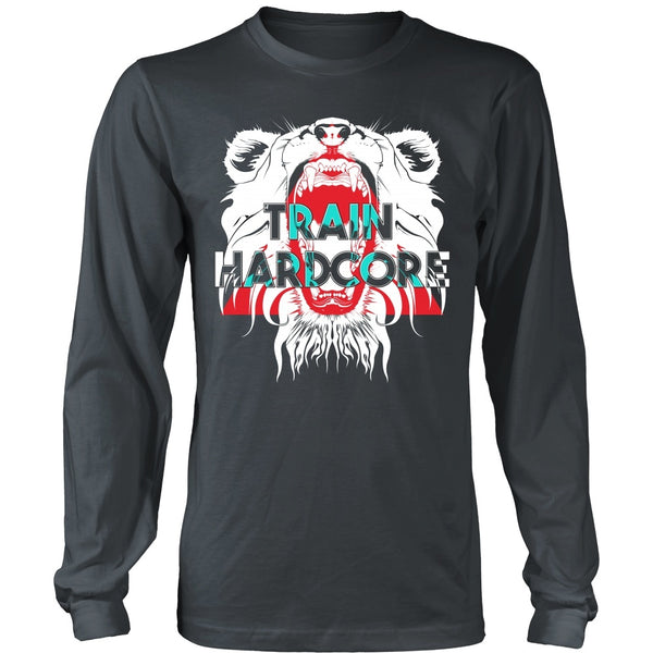 T-shirt - HCBBFF - Train Hardcore - Lion Roar Triangle - Front Design