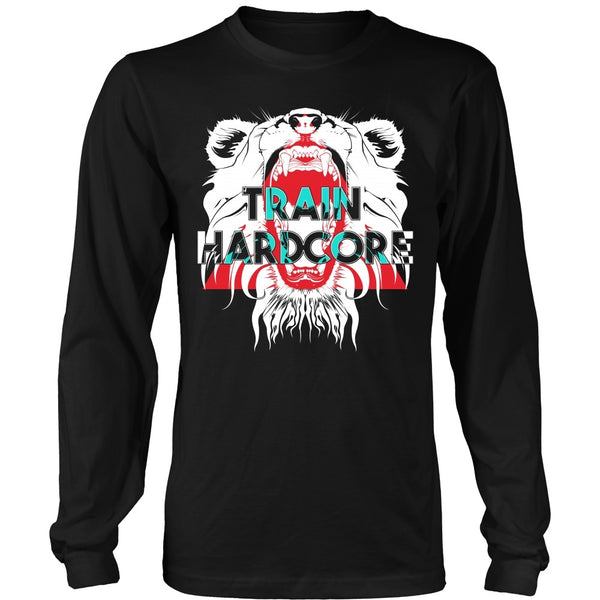 T-shirt - HCBBFF - Train Hardcore - Lion Roar Triangle - Front Design