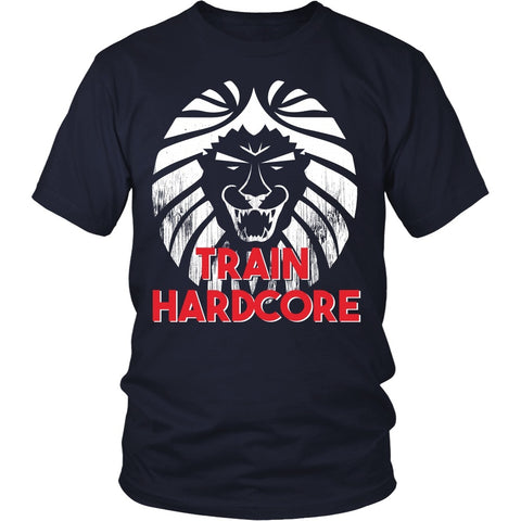 T-shirt - HCBBFF - Train Hardcore - Lionhead - Front Design