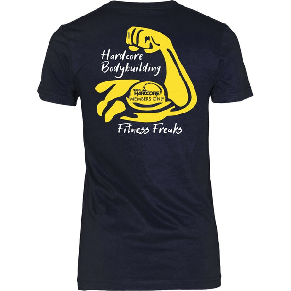 T-shirt - HCBBFF -  Yellow Bicep - Back Design