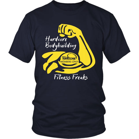 T-shirt - HCBBFF -  Yellow Bicep - Front Design